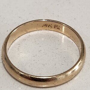 Men's 14k Gold  Wedding Band
